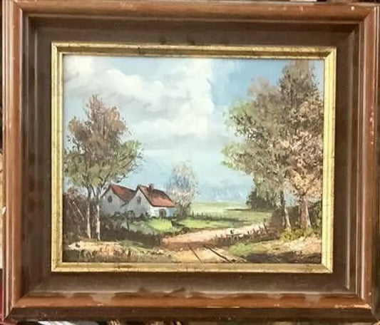 Картина масло платно в рамка (833) - Картина