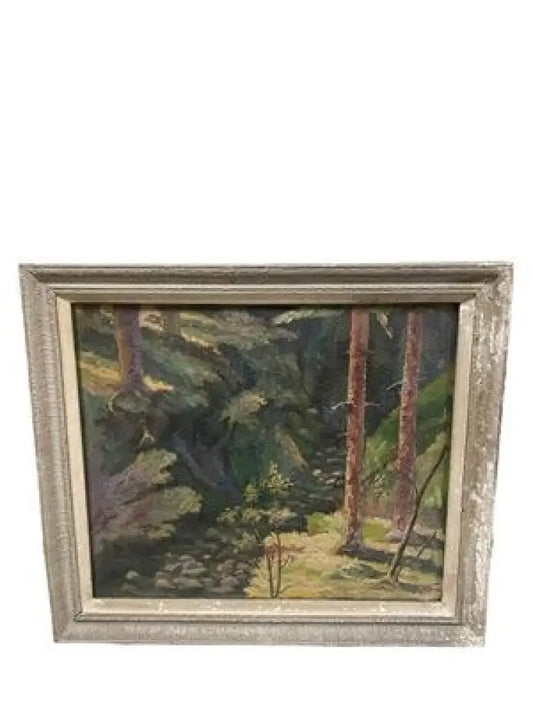 Картина масло платно в рамка - antique