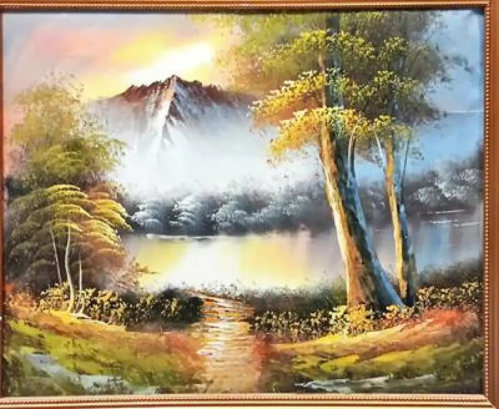 Картина масло върху платно с рамка (499) - Картина
