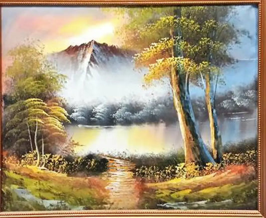 Картина масло върху платно с рамка (499) - Картина