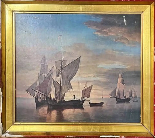 Картина принт,картон в рамка - antique