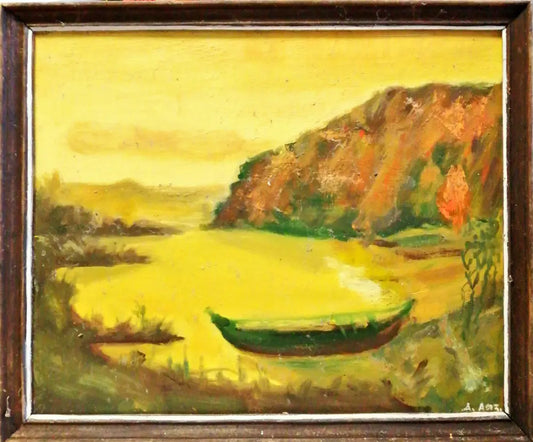 Картина върху фазер с рамка масло (192) - Картина