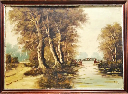 Картина върху фазер с рамка масло (223) - Картина