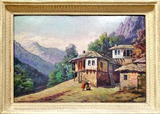 Картина върху фазер с рамка масло (323) - Картина