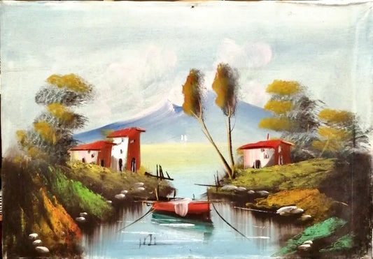 Картина върху платно без рамка масло (332) - Картина