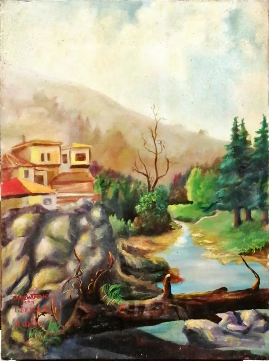 Картина върху платно без рамка масло (339) - Картина