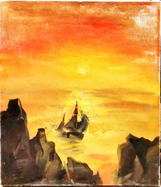 Картина върху платно без рамка масло (364) - Картина