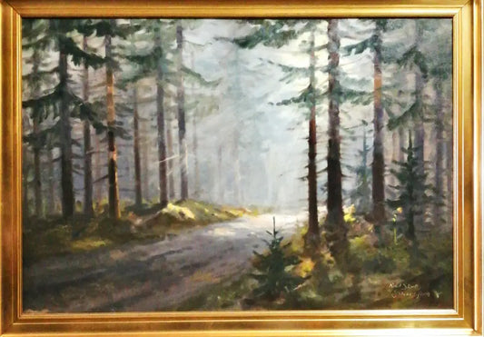 Картина върху платно с рамка масло (254) - Картина