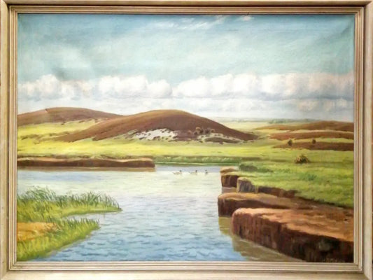 Картина върху платно с рамка масло (265) - Картина