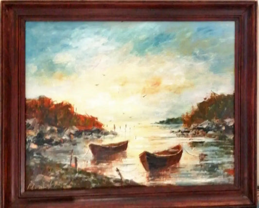 Картина върху платно с рамка масло (315) - Картина