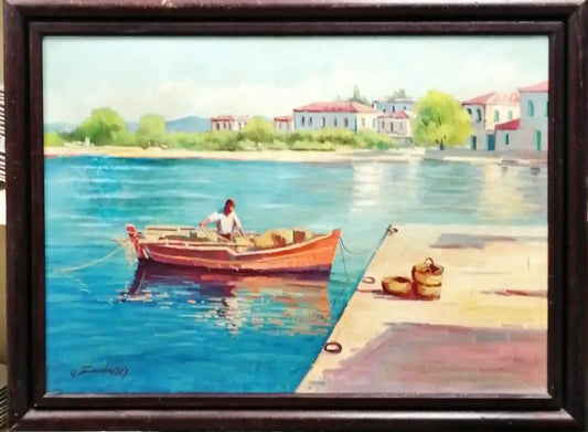 Картина върху платно с рамка масло (325) - Картина