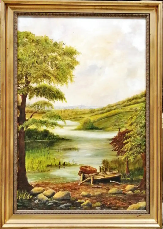Картина върху платно с рамка масло (328) - Картина