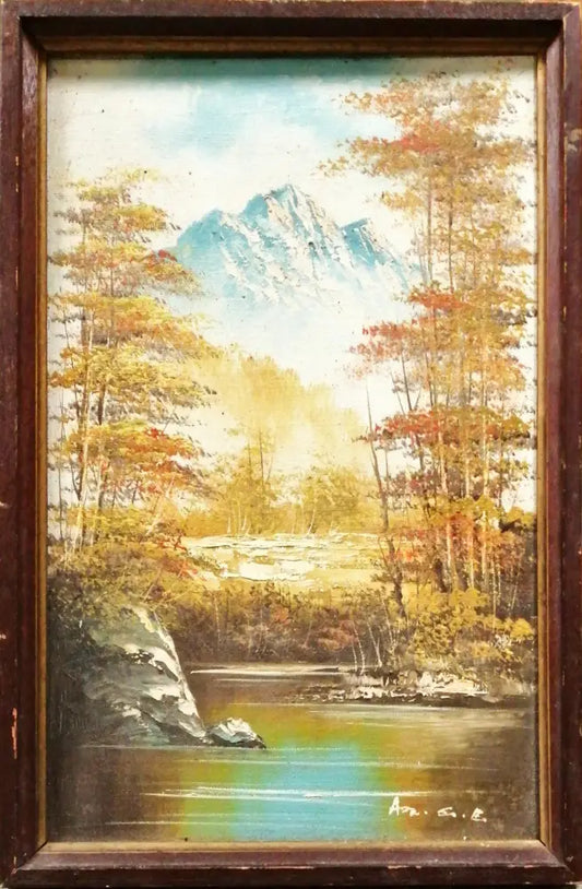 Картина върху платно с рамка масло (343) - Картина