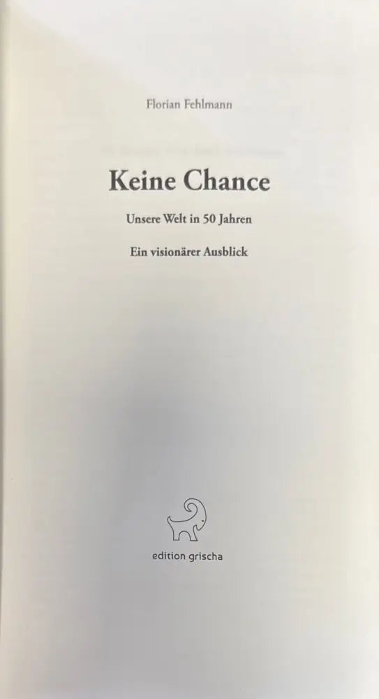 Keine Chance - Книги