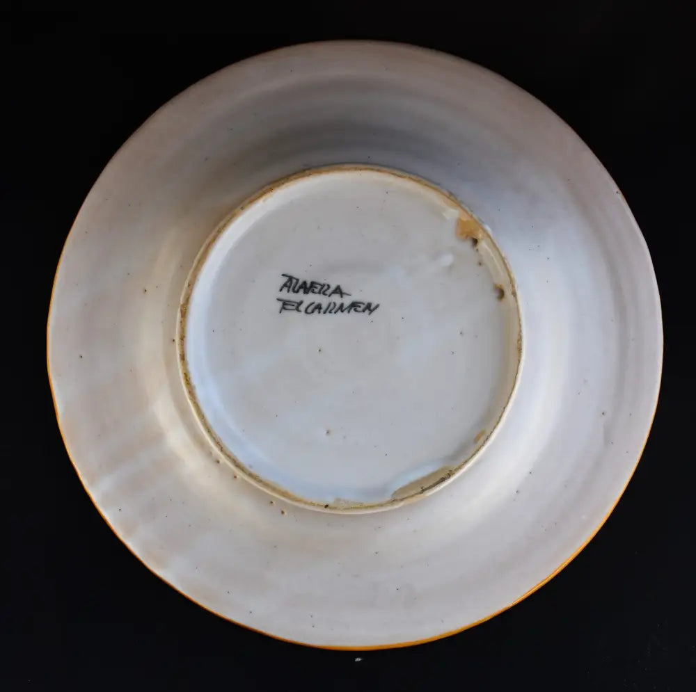 Керамична чиния Талавера де ла Рейна - Испания - antique