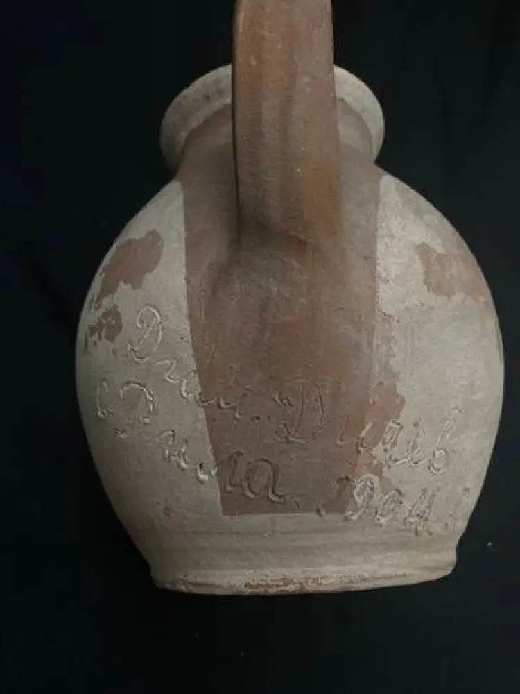 Керамична кана Дим.Дичев с.Рила 1904г. - antique
