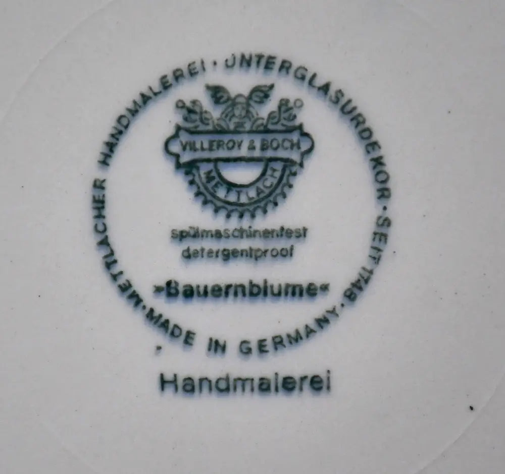 Класическа винтидж фруктиера/чиния ’Villeroy & Boch’ модел BAUERNBLUME - antique