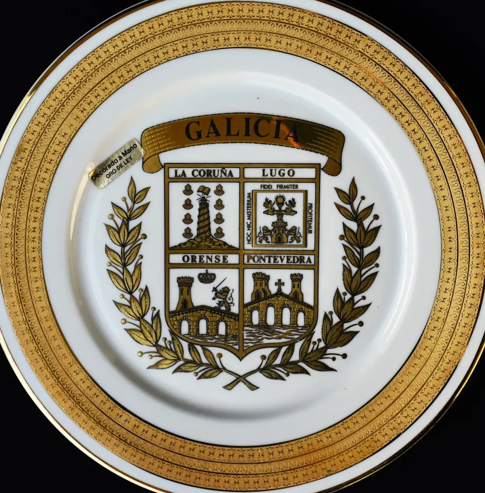 Колекционна чиния - Галисия Испания - antique