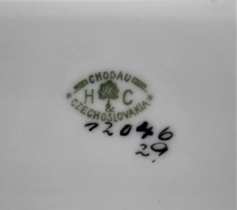 Колекционна чиния Haas & Czjzek Chodov - antique