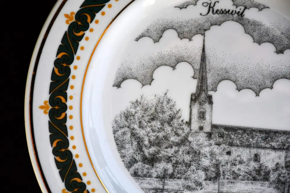 Колекционна чиния №1 Швейцария - antique