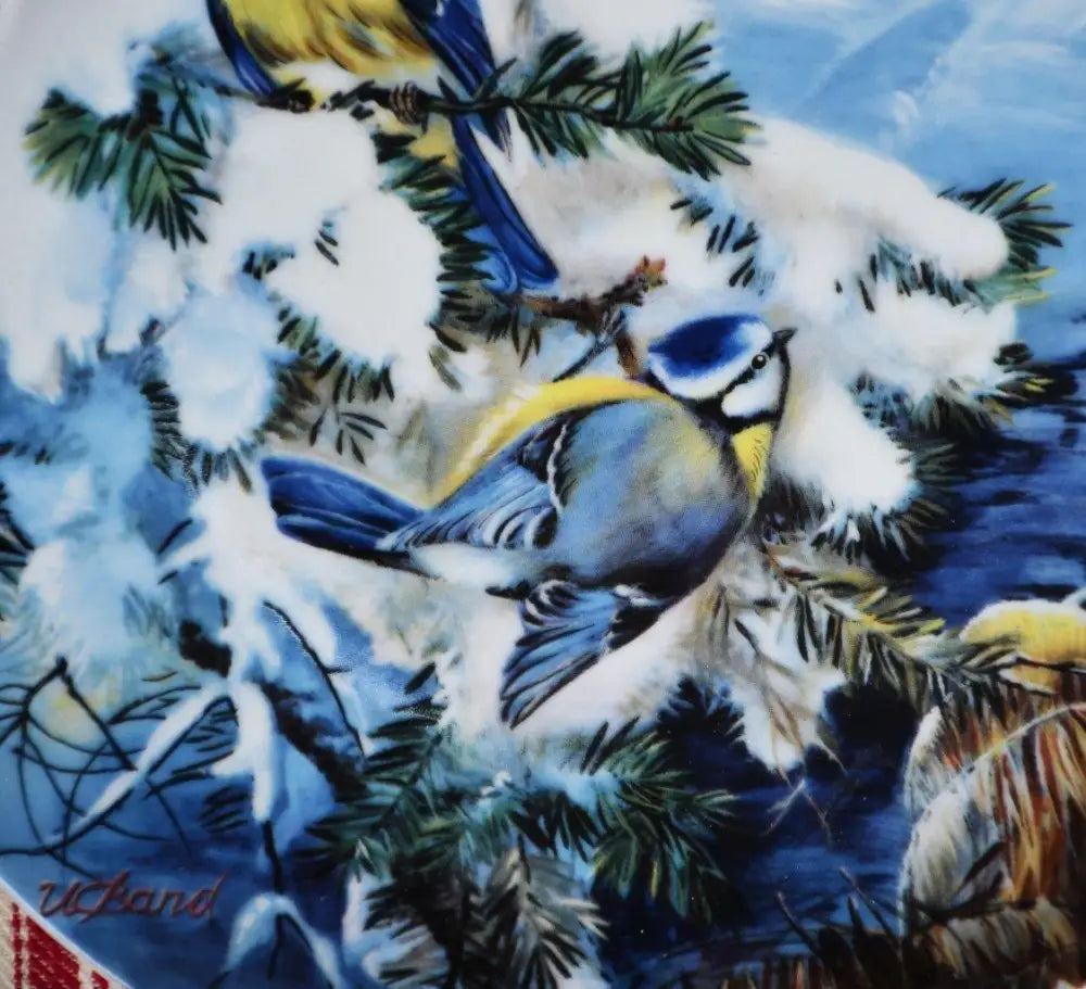Колекционна чиния ’Vogel im Winter’ - ’Hutschenreuther’ - antique