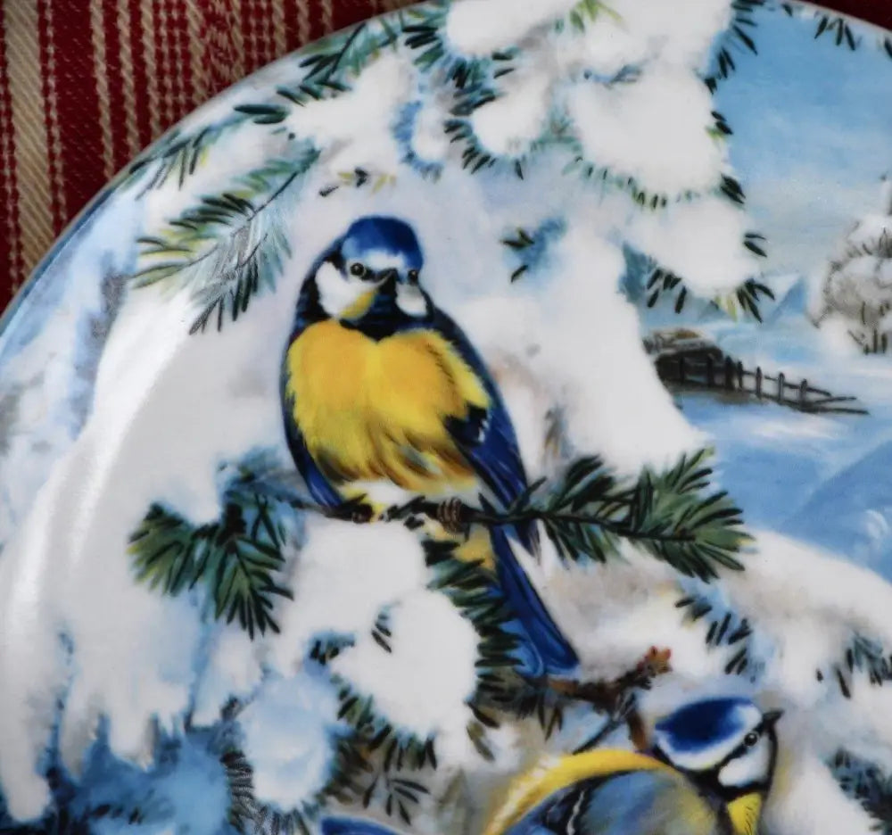 Колекционна чиния ’Vogel im Winter’ - ’Hutschenreuther’ - antique