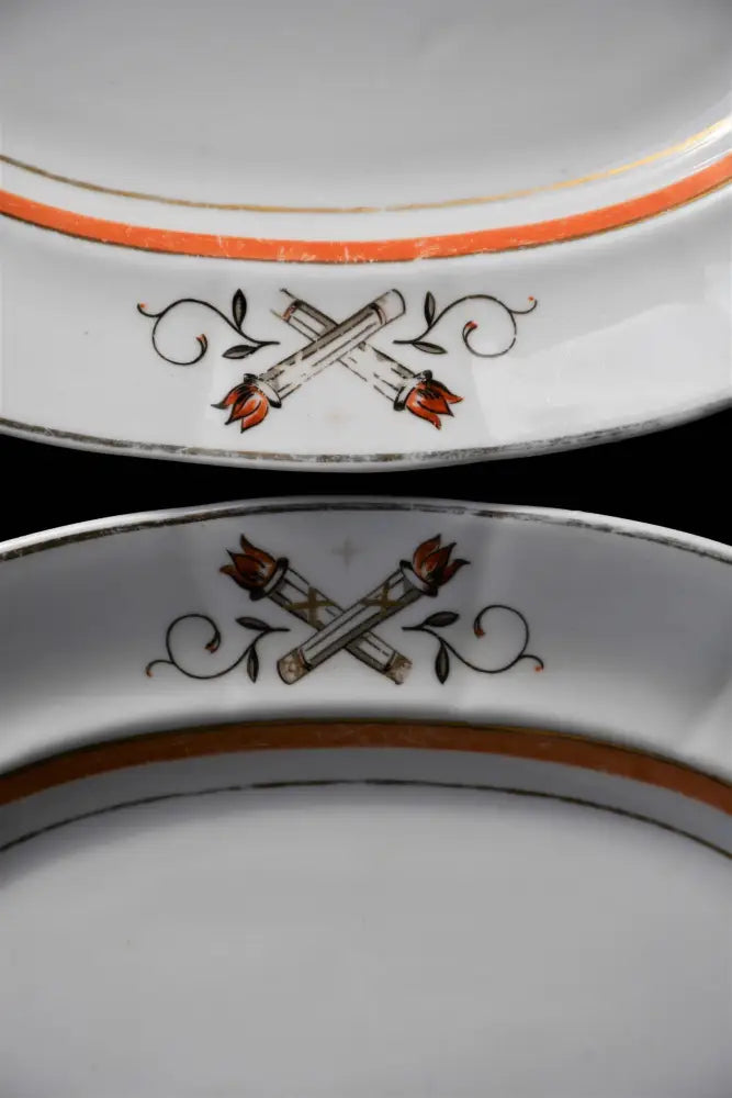 Комплект антични колекционни чинии Швеция. Модел ’Facklan’. - antique