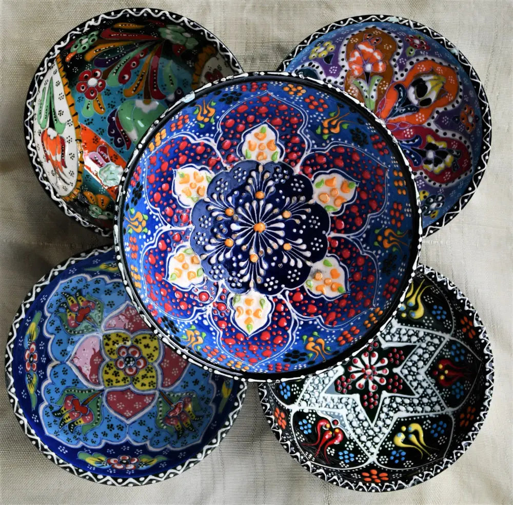 Комплект от 5 купи - майолика - antique