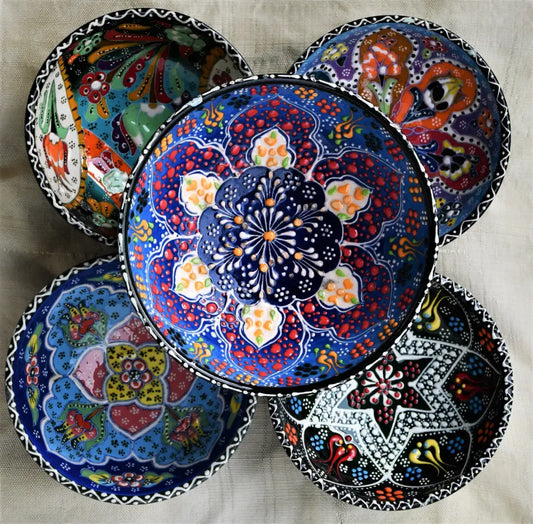 Комплект от 5 купи - майолика - antique