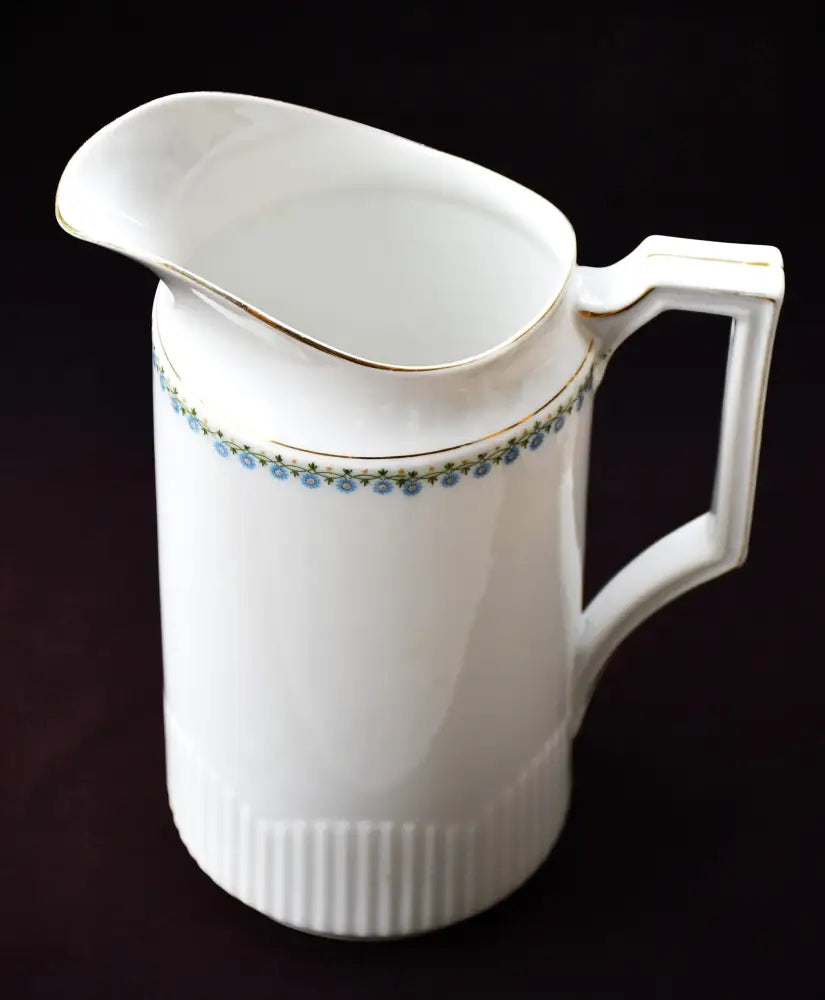 Комплект от голям старинен чайник и кана - KPM - antique