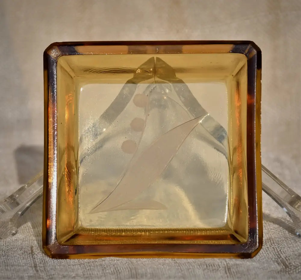 Комплект подложки за чаши Art Deco - ръчно гравирани - antique
