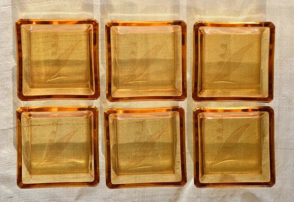 Комплект подложки за чаши Art Deco - ръчно гравирани - antique