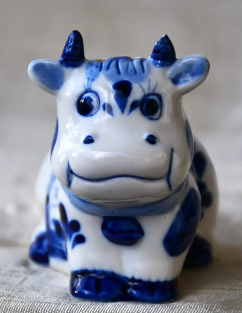 Крава-солница Delft - antique