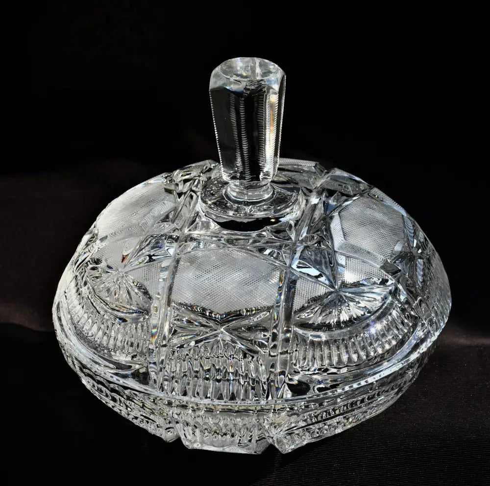 Кристална винтидж бомбониера (2 кг.) - antique