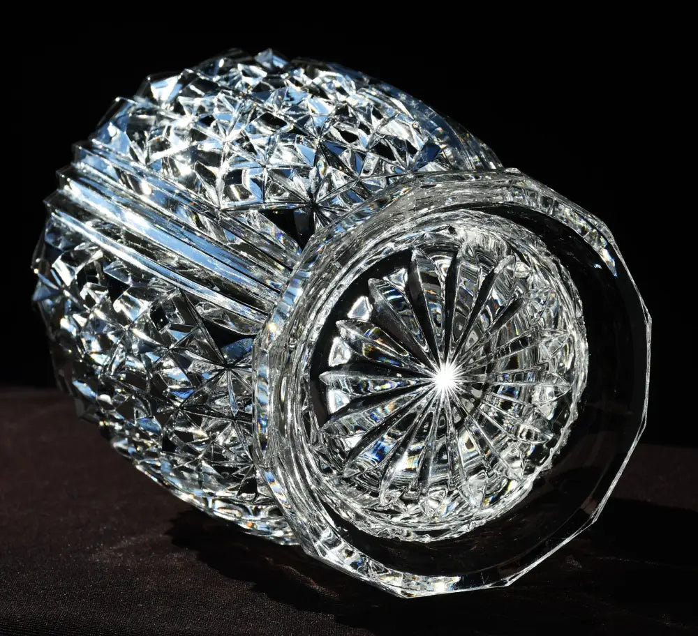 Кристална винтидж ваза Art Deco - antique