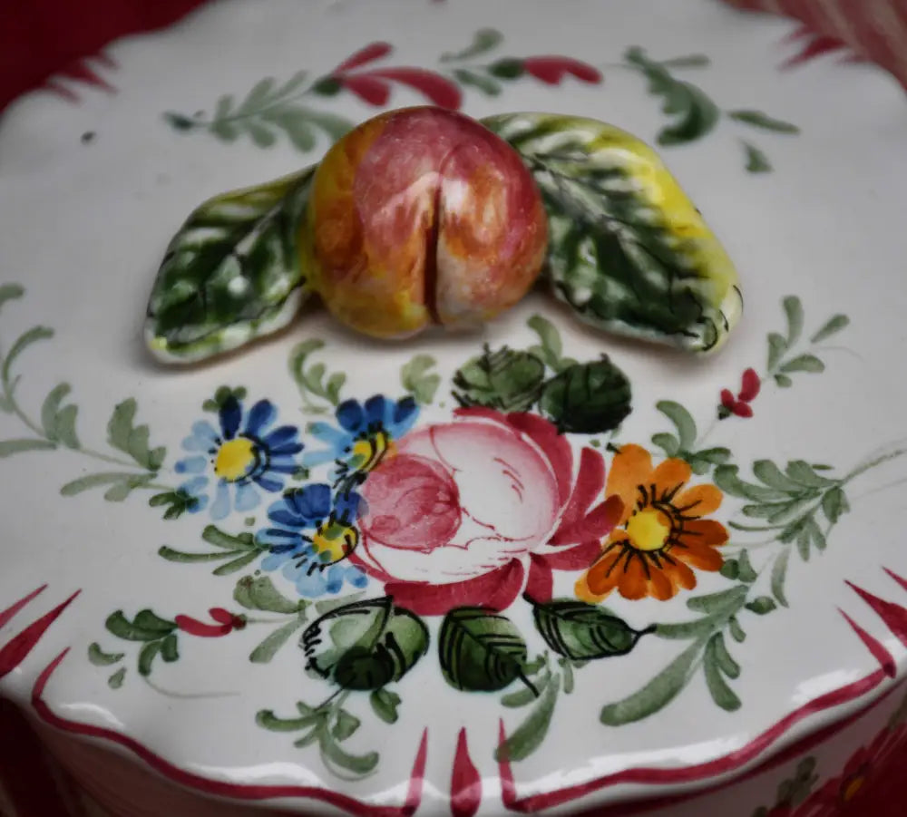 Кутия за бижута на Faïencerie D’Angoulême - Франция - antique