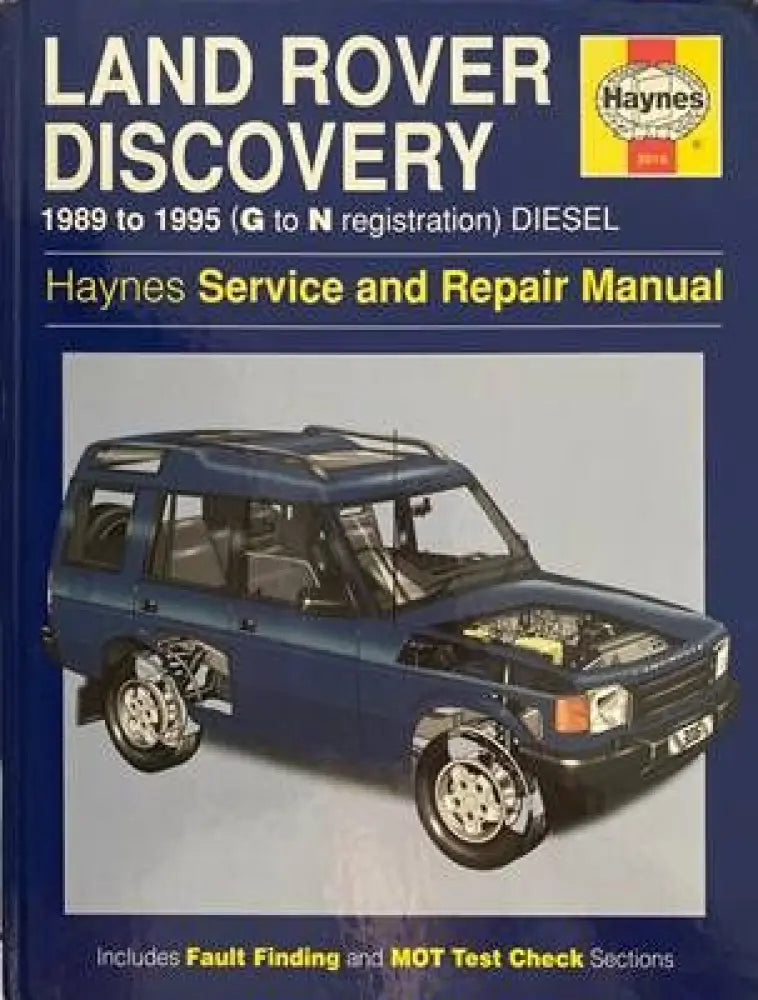 Land Rover Discovery 1989 to 1995 (G to N registration) Diesel Service and Repair Manual - Книги