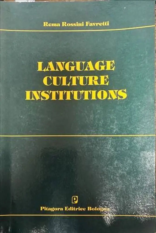 Language culture institutions - Книги