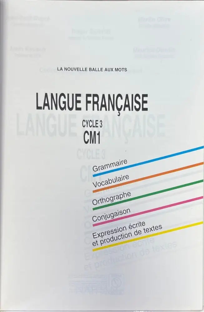 Langue francaise. Cycle 3. CM1 (1003) - Книга