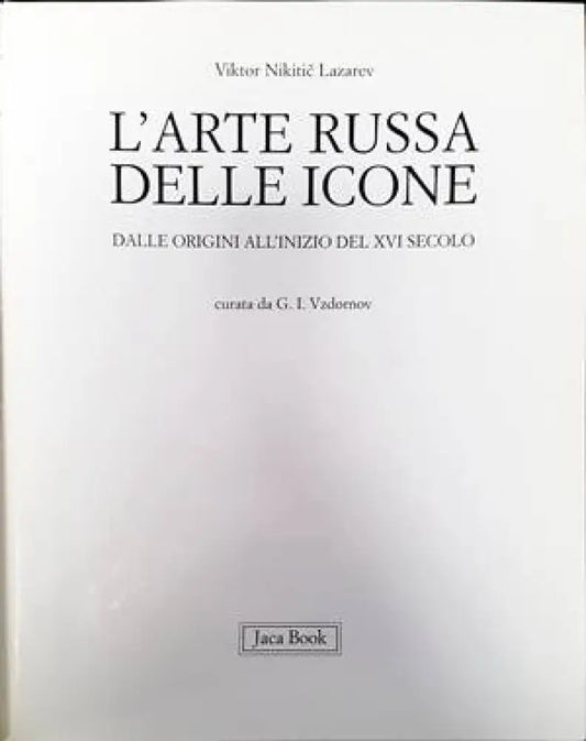 L’Arte Russa delle Icone - Книги
