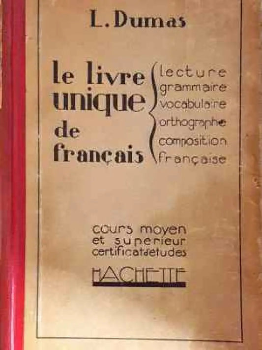 Le Livre unique de français - Книга