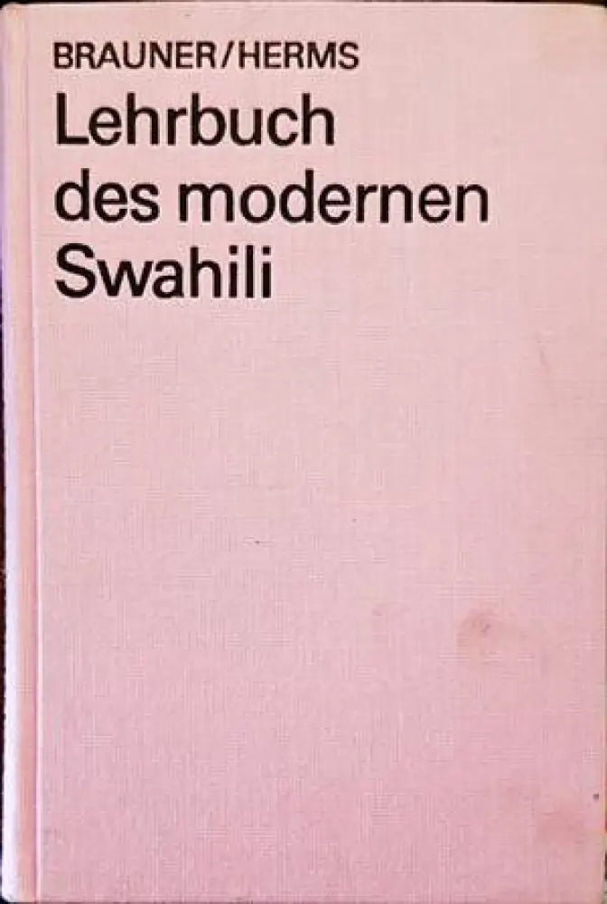 Lehrbuch des modernen Swahili - Книги