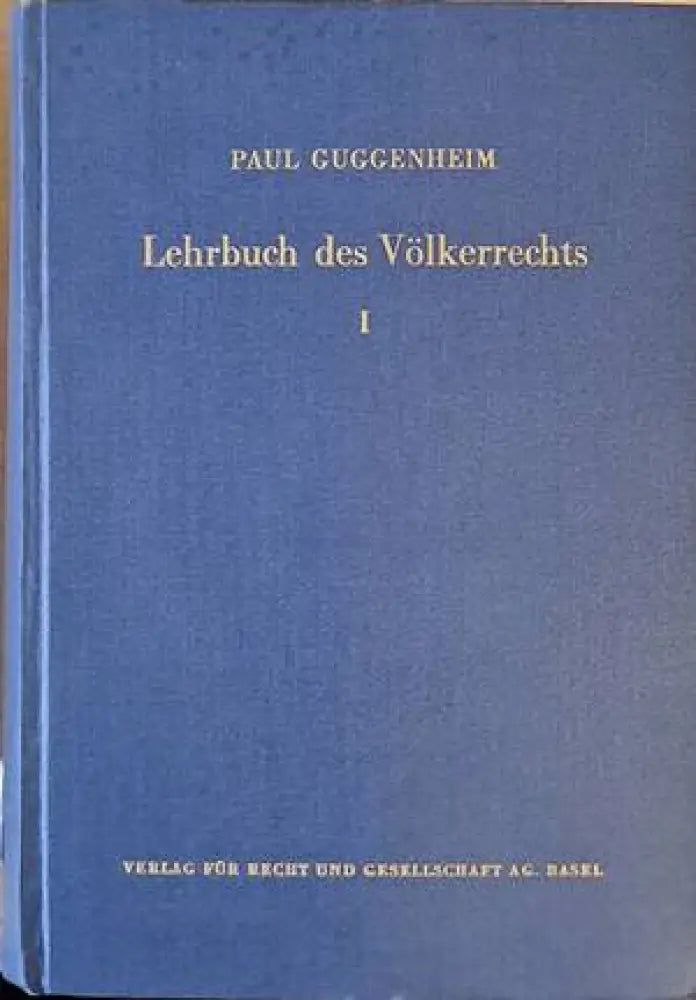 Lehrbuch des Volkerrechts - Band I-II - Книги