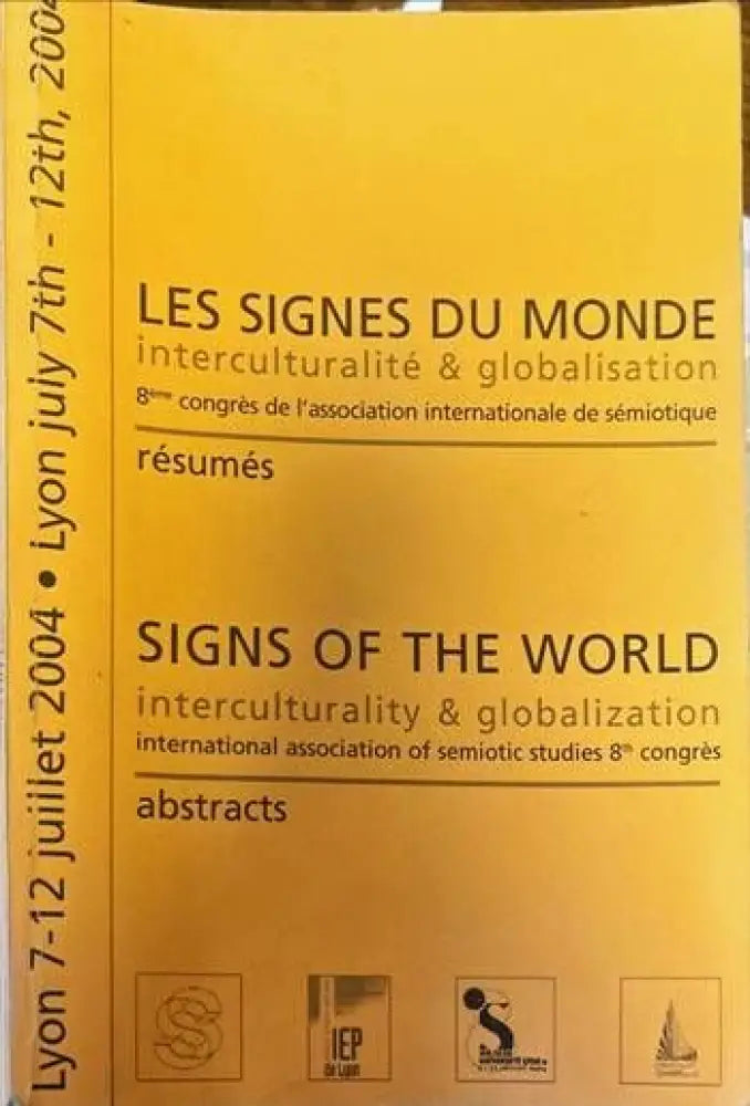 Les ages de la vie. 8eme congres de l’association internationale de semiotique. resumes - Книги