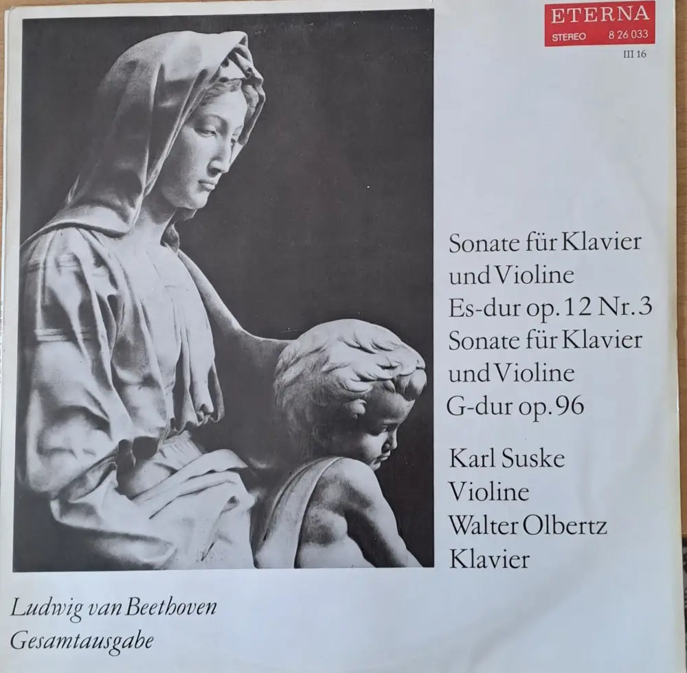 Ludwig van Beethoven: Sonate fur Klavier und Violine A-dur op. 12 № 3 и други - antique