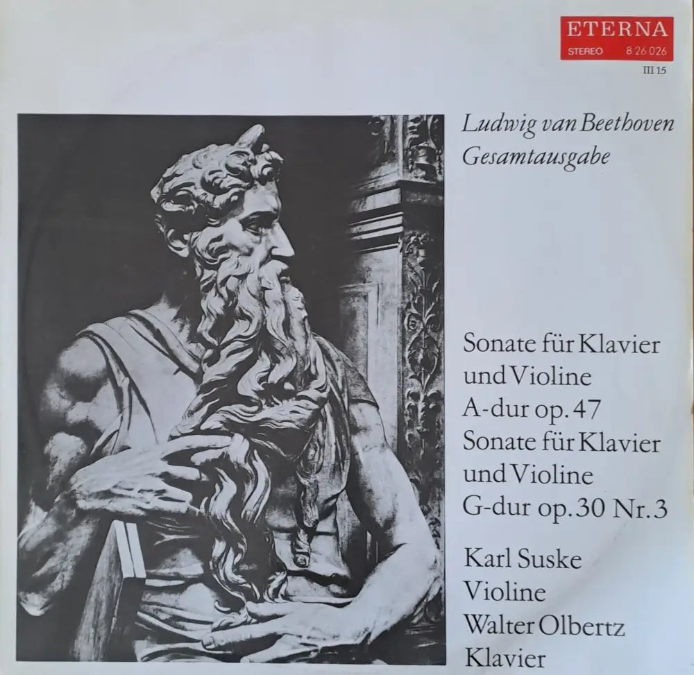 Ludwig van Beethoven: Sonate fur Klavier und Violine A-dur op. 47 и други - antique