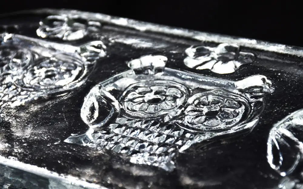 Масивна кристална дъска за сервиране - antique