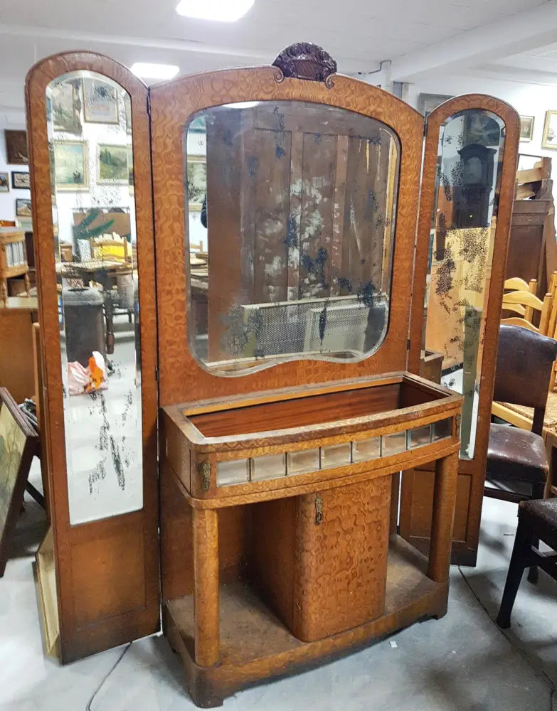 Мебели за спалня комплект (Птичи явор 1920-1930) - antique