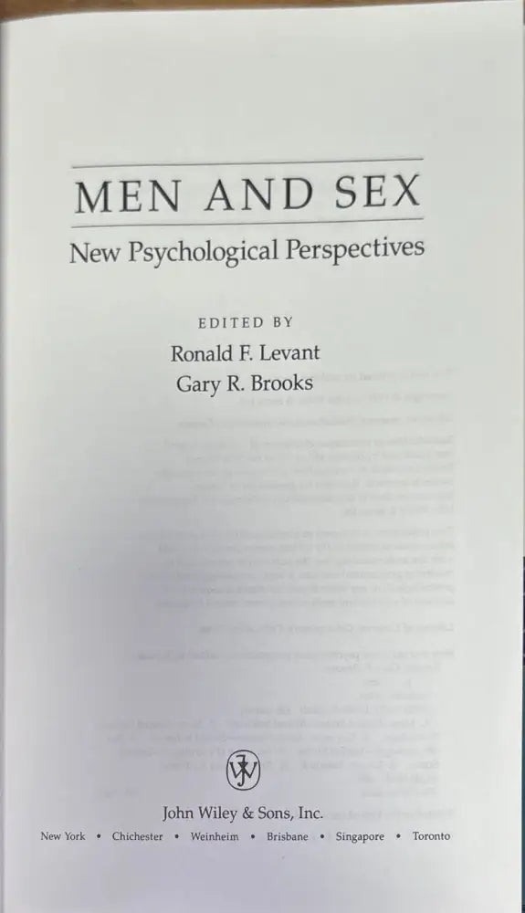 Men and sex - Книги