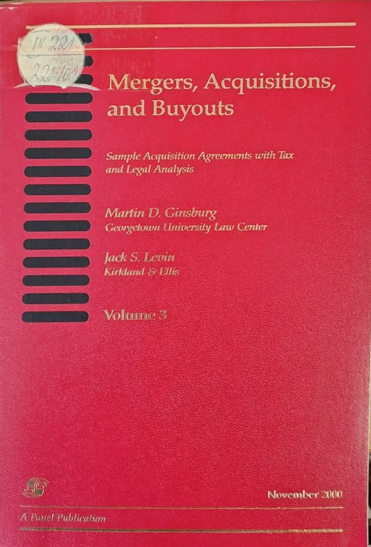 Mergers Acquisitions and Buyouts - Книги